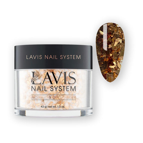  LAVIS Irregular Flakes Glitter IG16 - Acrylic & Dip Powder 1.5 oz by LAVIS NAILS sold by DTK Nail Supply