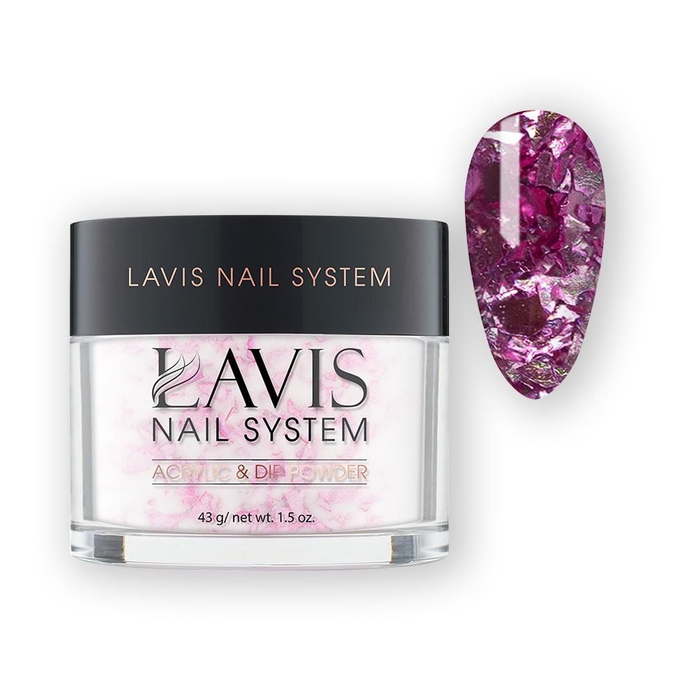  LAVIS Irregular Flakes Glitter IG21 - Acrylic & Dip Powder 1.5 oz by LAVIS NAILS sold by DTK Nail Supply