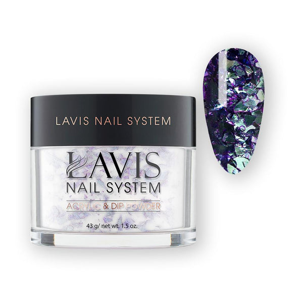  LAVIS Irregular Flakes Glitter IG24 - Acrylic & Dip Powder 1.5 oz by LAVIS NAILS sold by DTK Nail Supply
