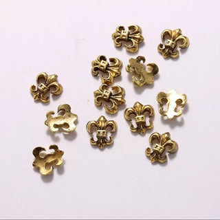 #3A Mixed Retro Nail Charms - Gold