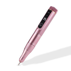  Portable Cordless Electric Nail Drill 35000RPM - Rose Gold by OTHER sold by DTK Nail Supply