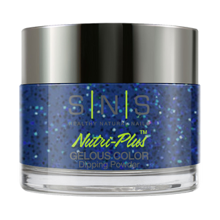  SNS Dipping Powder Nail - IS17 - Northern Lights - Blue, Glitter Colors by SNS sold by DTK Nail Supply