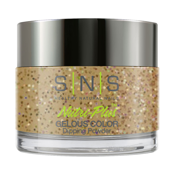 SNS Dipping Powder Nail - IS27 - Gold Dust by SNS sold by DTK Nail Supply