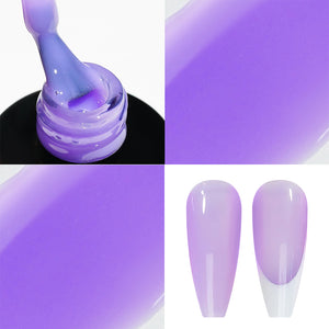  Jelly Gel Polish Colors - LDS 11 Mulberry Frost - Nude Collection by LDS sold by DTK Nail Supply