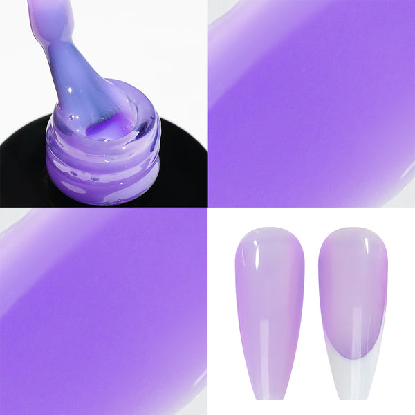  Jelly Gel Polish Colors - LDS 11 Mulberry Frost - Nude Collection by LDS sold by DTK Nail Supply