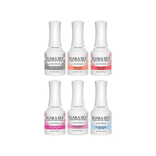 Kiara Sky Ice Cream Parlour Gel Collection (06 Colors): 561, 562, 563, 564, 565, 566 by Kiara Sky sold by DTK Nail Supply