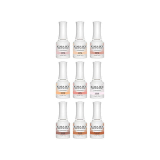  Kiara Sky In The Nude Gel Collection (09 Colors): 603, 604, 605, 606, 607, 608, 609, 610, 611 by Kiara Sky sold by DTK Nail Supply