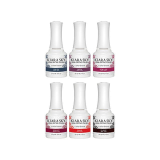  Kiara Sky Melt Away Gel Collection (06 Colors): 573, 574, 575, 576, 577, 578 by Kiara Sky sold by DTK Nail Supply