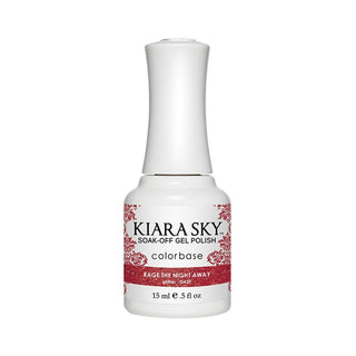  Kiara Sky Gel Polish 427 - Red, Glitter Colors - Rage The Night Away by Kiara Sky sold by DTK Nail Supply