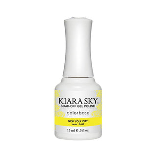 Kiara Sky Gel Polish 443 - Yellow Neon Colors - New Yolk City