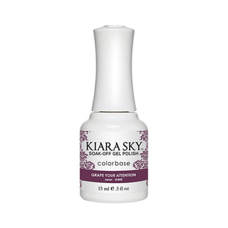  Kiara Sky Gel Polish 445 - Purple Colors - Grape Your Attention by Kiara Sky sold by DTK Nail Supply