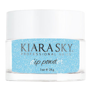  Kiara Sky Dipping Powder Nail - 463 Serene Sky - Blue Glitter Colors by Kiara Sky sold by DTK Nail Supply