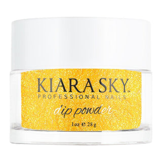  Kiara Sky Dipping Powder Nail - 486 Goal Digger - Gold, Glitter Colors by Kiara Sky sold by DTK Nail Supply