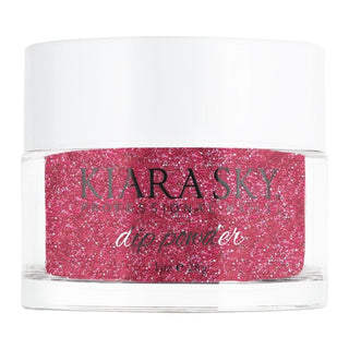  Kiara Sky Dipping Powder Nail - 522 Strawberry Daiquiri - Pink, Glitter Colors by Kiara Sky sold by DTK Nail Supply
