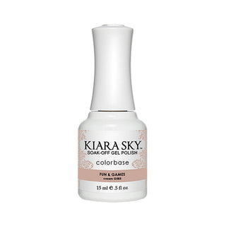  Kiara Sky Gel Polish 583 - Beige Neutral Colors - Fun & Games by Kiara Sky sold by DTK Nail Supply