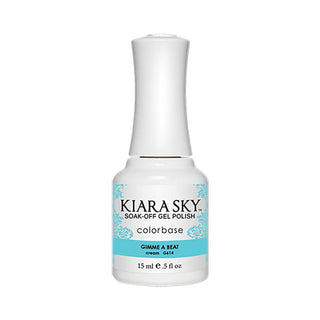  Kiara Sky Gel Polish 614 - Blue Mint Colors - Gimme A Beat by Kiara Sky sold by DTK Nail Supply