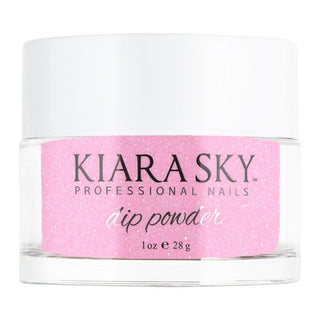  Kiara Sky Dipping Powder Nail - 618 90's Baby - Pink Glitter Colors by Kiara Sky sold by DTK Nail Supply