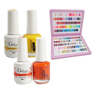  Gelixir Kit 176 Colors - Gel Nail Polish 0.5 oz by Gelixir sold by DTK Nail Supply