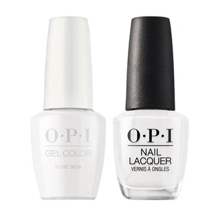 OPI Gel Nail Polish Duo - L00 Alpine Snow - White Colors