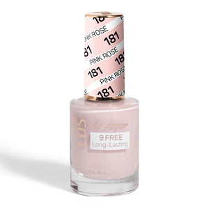  LDS Nail Lacquer - 181 Pink Rose by LDS sold by DTK Nail Supply