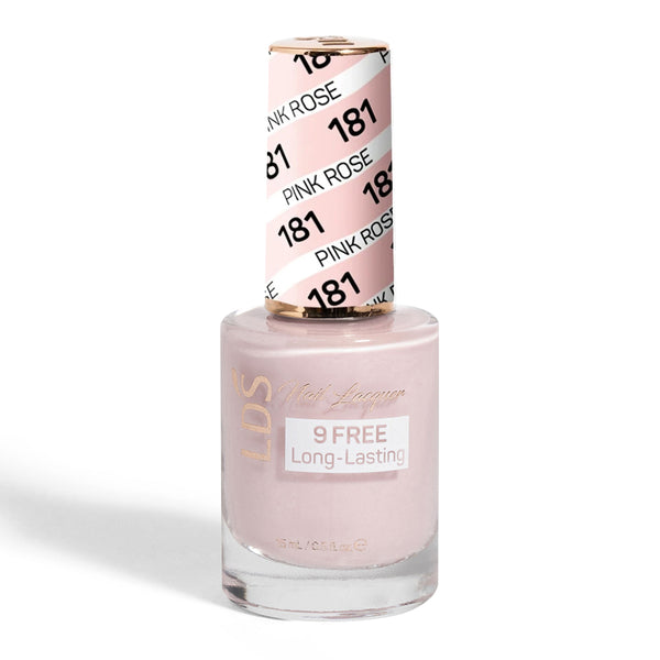  LDS Nail Lacquer - 181 Pink Rose by LDS sold by DTK Nail Supply