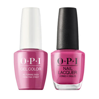  OPI Gel Nail Polish Duo - L19 No Turning Back From Pink Street - Pink Colors by OPI sold by DTK Nail Supply