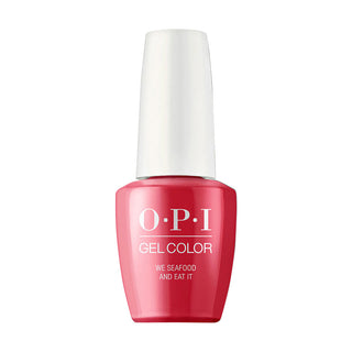  OPI Gel Nail Polish - L20 We Seafood and Eat It - Red Colors by OPI sold by DTK Nail Supply
