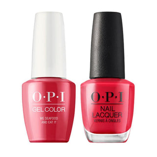  OPI Gel Nail Polish Duo - L20 We Seafood and Eat It - Red Colors by OPI sold by DTK Nail Supply