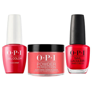  OPI 3 in 1 - L64 Cajun Shrimp - Dip, Gel & Lacquer Matching by OPI sold by DTK Nail Supply