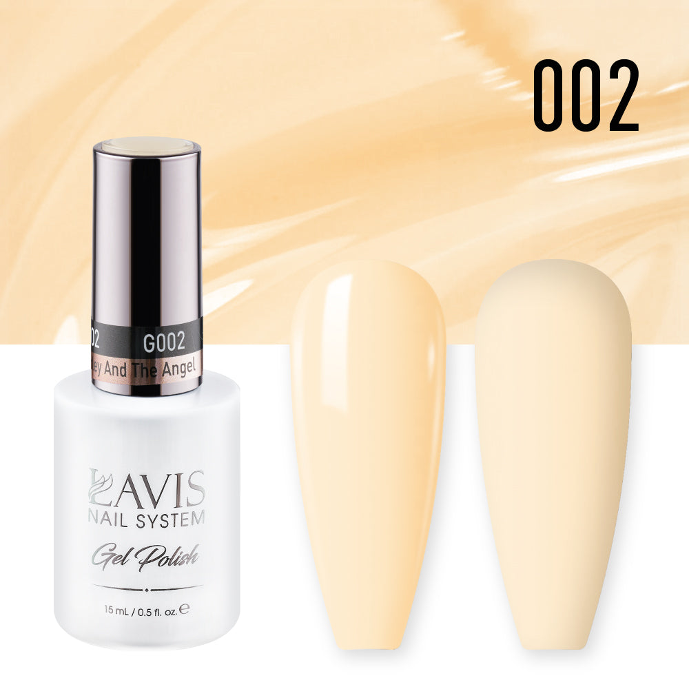Lavis Gel Polish 002 - Yellow Colors - Charley And The Angel by LAVIS NAILS sold by DTK Nail Supply