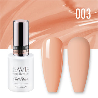  Lavis Gel Polish 003 - Beige Pink Colors - Peach Pigment by LAVIS NAILS sold by DTK Nail Supply