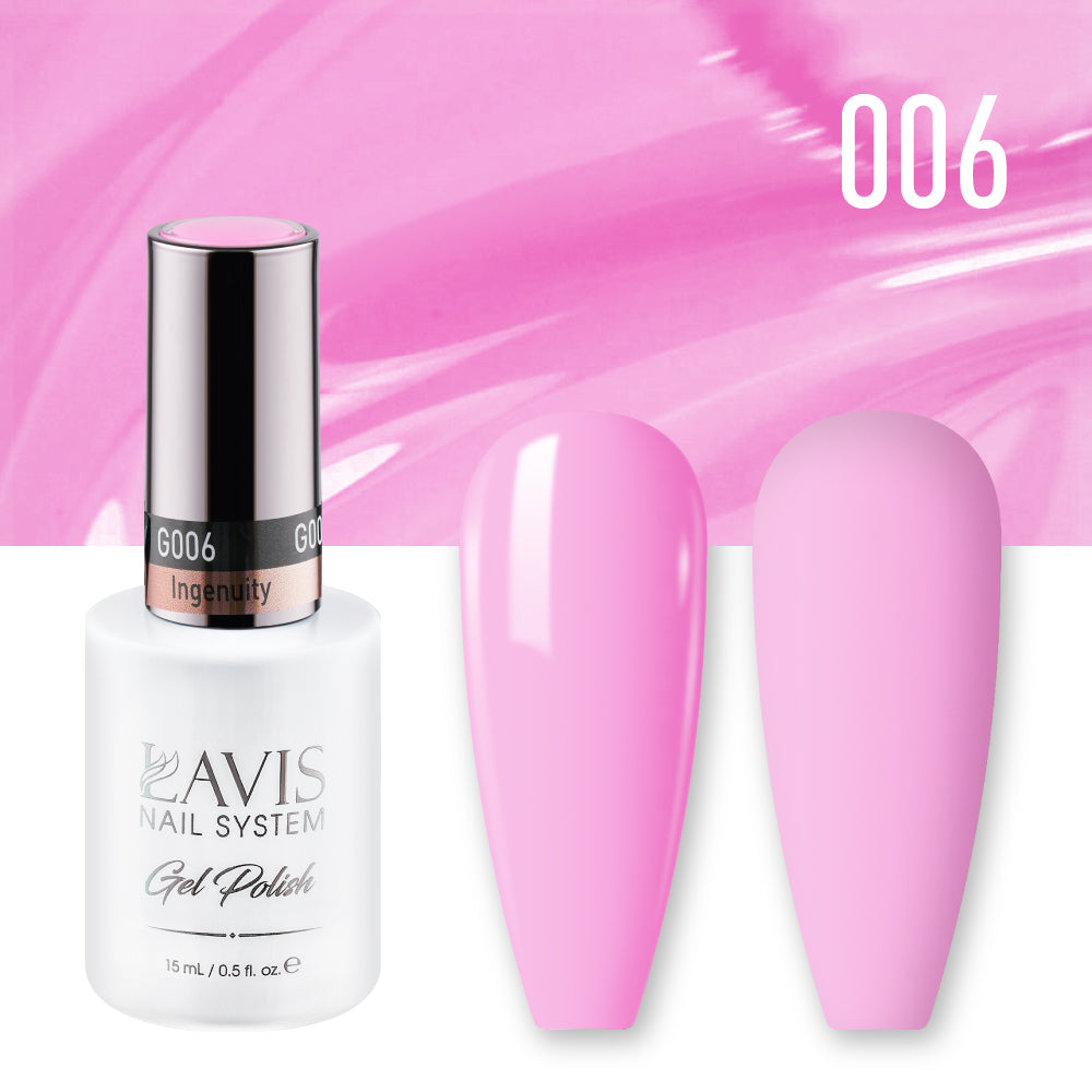 Lavis Gel Polish 006 - Pink Colors - Ingenuity by LAVIS NAILS sold by DTK Nail Supply