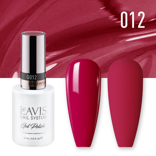  Lavis Gel Polish 012 - Red Colors - Love Everlasting by LAVIS NAILS sold by DTK Nail Supply