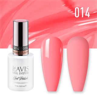  Lavis Gel Nail Polish Duo - 014 Pink Colors - Lifetime Achievement by LAVIS NAILS sold by DTK Nail Supply