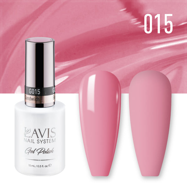  Lavis Gel Nail Polish Duo - 015 Bologna Sandwich by LAVIS NAILS sold by DTK Nail Supply