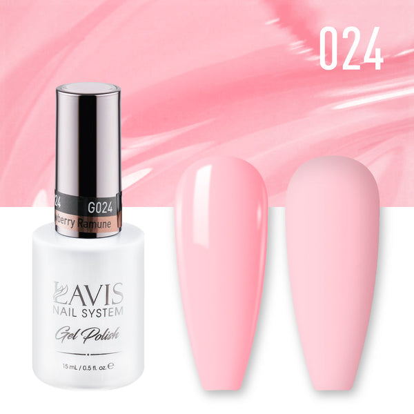  Lavis Gel Polish 024 - Strawberry Ramune by LAVIS NAILS sold by DTK Nail Supply