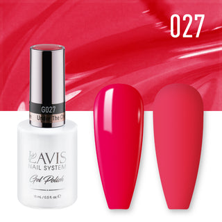  Lavis Gel Nail Polish Duo - 027 Red Colors - Under The Cherry Tree by LAVIS NAILS sold by DTK Nail Supply