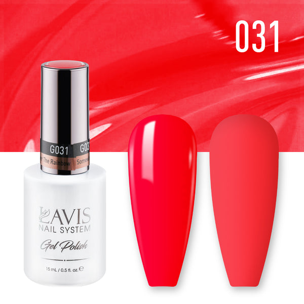  Lavis Gel Nail Polish Duo - 031 Somewhere Over The Rainbow by LAVIS NAILS sold by DTK Nail Supply