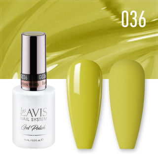  Lavis Gel Nail Polish Duo - 036 Green Colors - Bamboo Winds by LAVIS NAILS sold by DTK Nail Supply