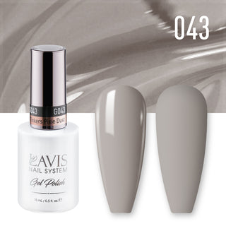  Lavis Gel Nail Polish Duo - 043 Gray Colors - Tinkers Pixie Dust by LAVIS NAILS sold by DTK Nail Supply