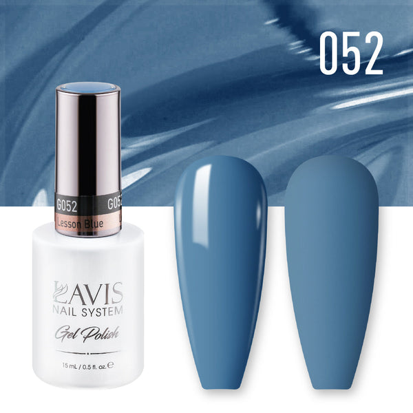  Lavis Gel Polish 052 - Lesson Blue by LAVIS NAILS sold by DTK Nail Supply
