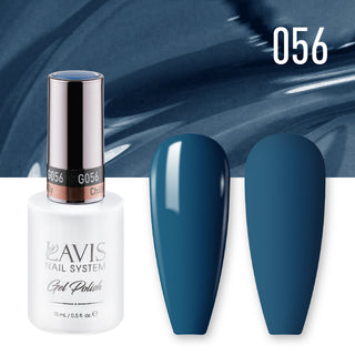  Lavis Gel Nail Polish Duo - 056 Blue Colors - Chilly by LAVIS NAILS sold by DTK Nail Supply
