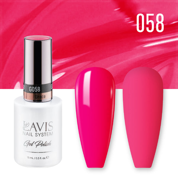  Lavis Gel Nail Polish Duo - 058 Grace by LAVIS NAILS sold by DTK Nail Supply
