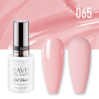  Lavis Gel Nail Polish Duo - 065 Pink Colors - Bubbly by LAVIS NAILS sold by DTK Nail Supply