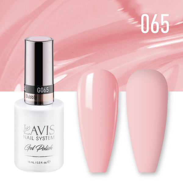  Lavis Gel Nail Polish Duo - 065 Bubbly by LAVIS NAILS sold by DTK Nail Supply