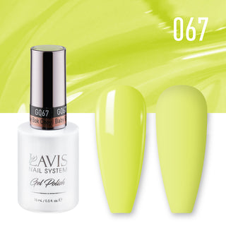  Lavis Gel Nail Polish Duo - 067 Yellow Colors - Baby Bok Choy by LAVIS NAILS sold by DTK Nail Supply