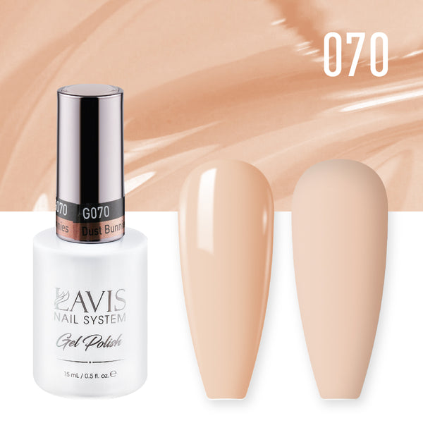  Lavis Gel Nail Polish Duo - 070 Dust Bunnies by LAVIS NAILS sold by DTK Nail Supply