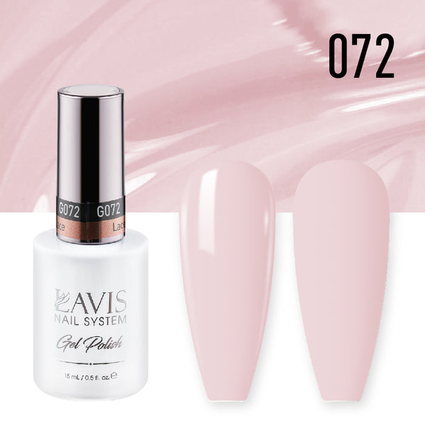  Lavis Gel Nail Polish Duo - 072 Lace by LAVIS NAILS sold by DTK Nail Supply