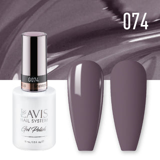  Lavis Gel Polish 074 - Purple Colors - Grannys Lip by LAVIS NAILS sold by DTK Nail Supply