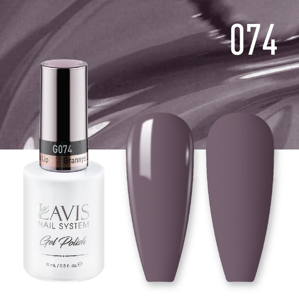  Lavis Gel Nail Polish Duo - 074 Grannys Lip by LAVIS NAILS sold by DTK Nail Supply